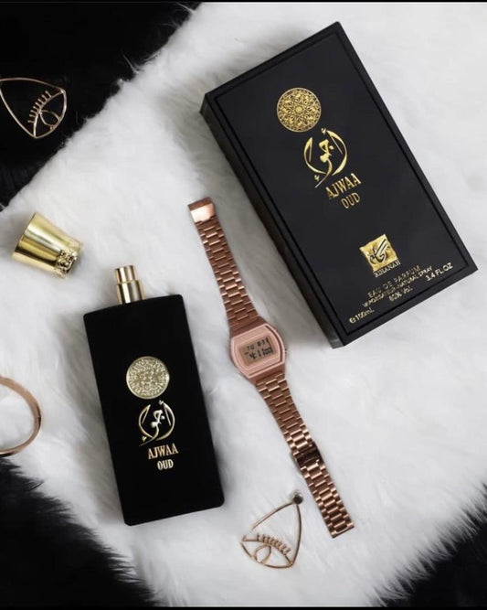 Ajwa Oud Unisex Perfume – Long Lasting Arabic Fragrance Inspired by Ajwa Dates & Pure Oud | Luxurious Sweet Woody Scent for Men & Women -100ml