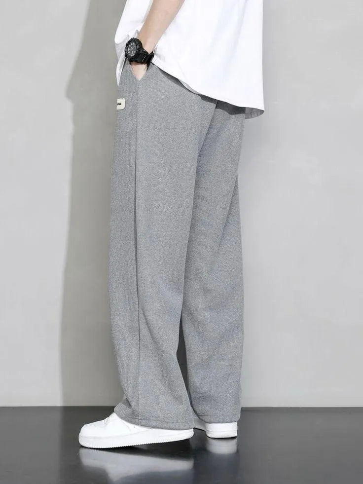 Men’s Oversized Grey Jogger Pants – Soft & Comfortable Fit
