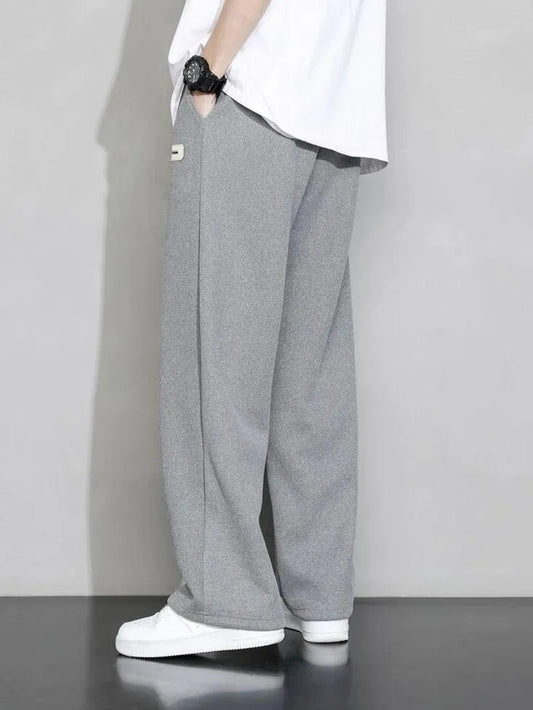 Men’s Oversized Grey Jogger Pants – Soft & Comfortable Fit