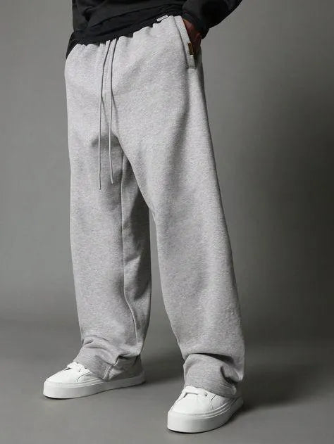 Unisex Oversized Grey Jogger Pants – Soft & Comfortable Fit