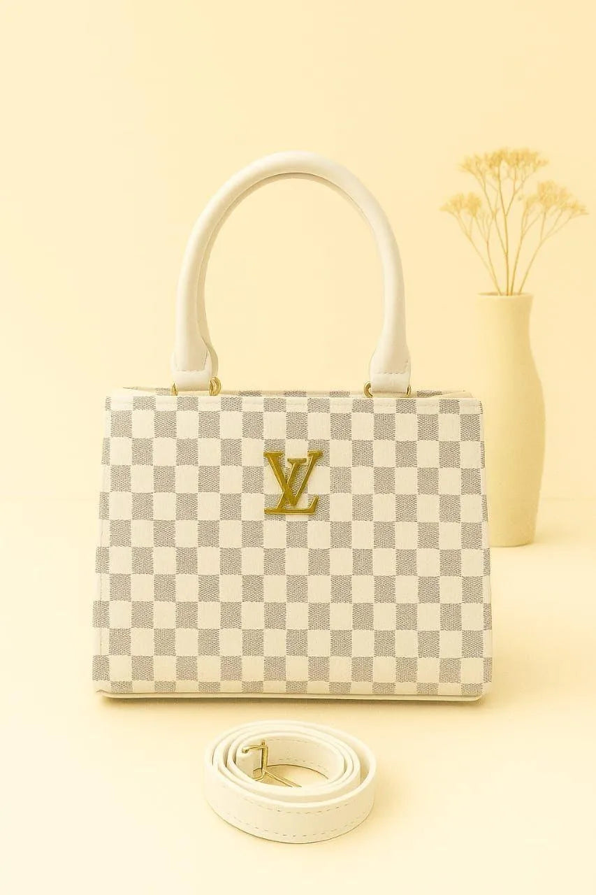 HANDLE L.V BAG BOX PATTERN