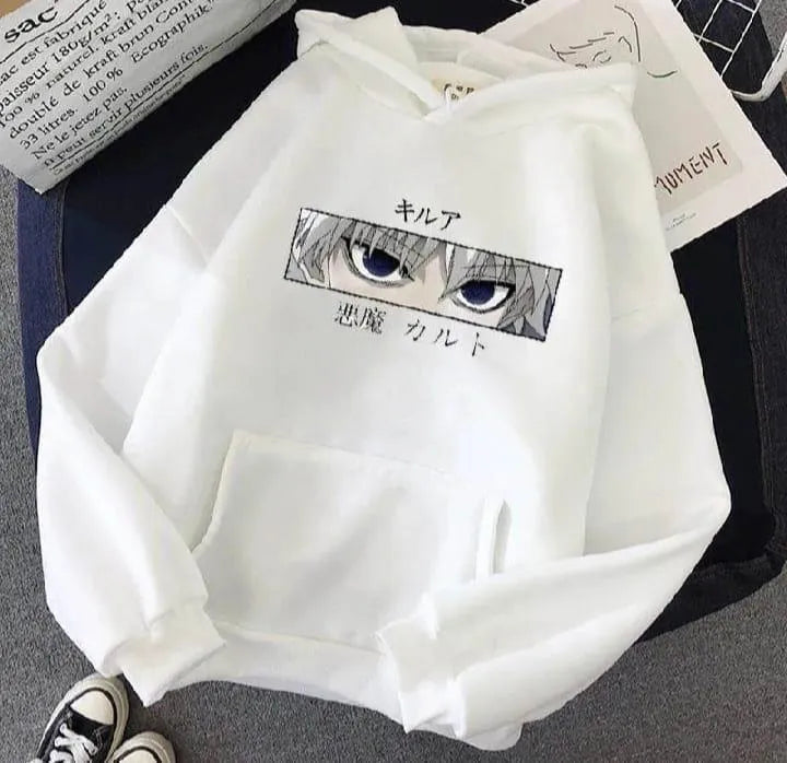 Killua Zoldyck (Hunter x Hunter) Anime Eyes Hoodie