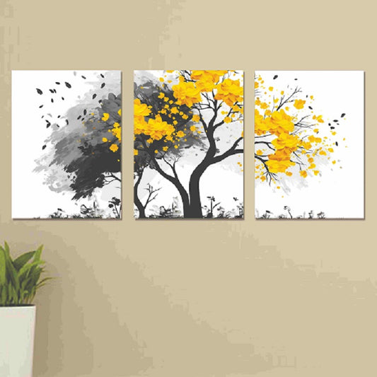 Set of 3 Wall Art Wooden Phototile Frames for Wall Decor