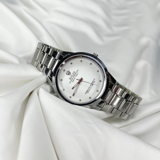 Rolex Men’s Formal Quartz Wrist Watch With Stainless Steel