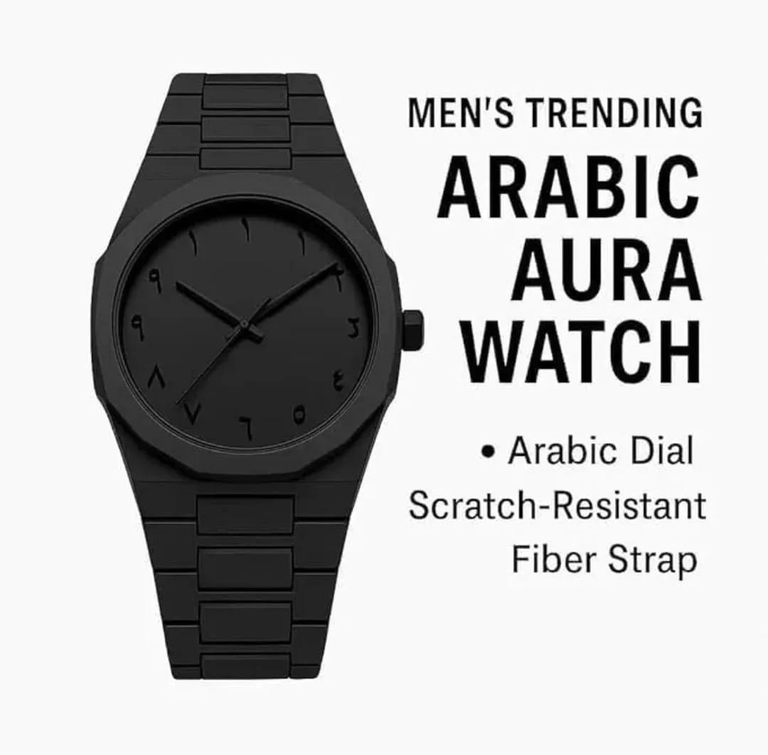 Arabic Man Aura Watch.